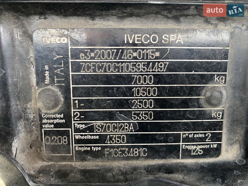 Тентованый Iveco Daily 2013 в Луцке фото 17 Тентованый Iveco Daily 2013 в Луцке