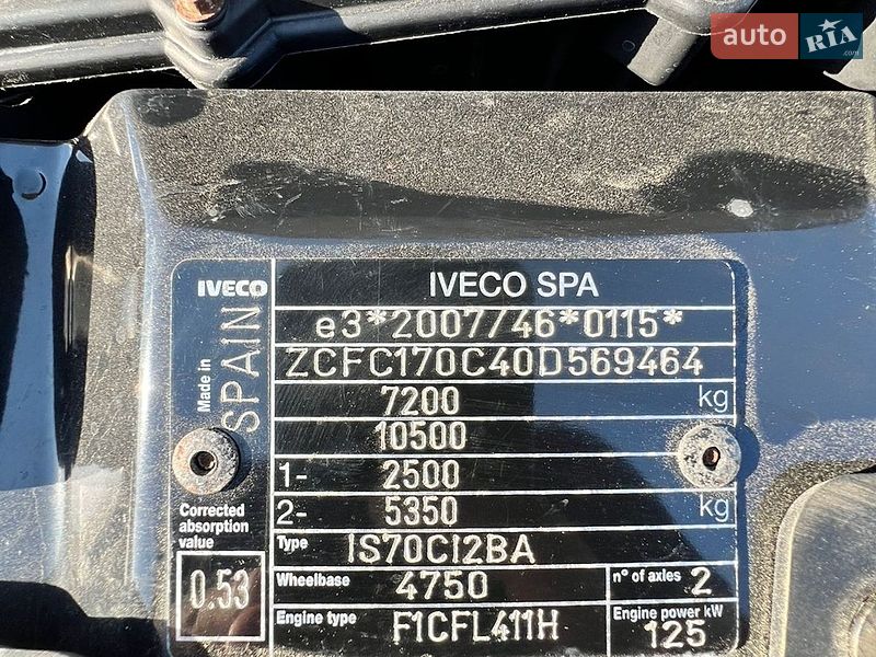 Грузовой фургон Iveco Daily 2016 в Луцке