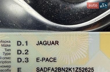 Внедорожник / Кроссовер Jaguar E-Pace 2019 в Житомире фото 2 Внедорожник / Кроссовер Jaguar E-Pace 2019 в Житомире