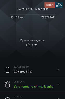 Внедорожник / Кроссовер Jaguar I-Pace 2019 в 