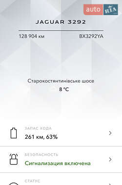 Позашляховик / Кросовер Jaguar I-Pace 2018 в 