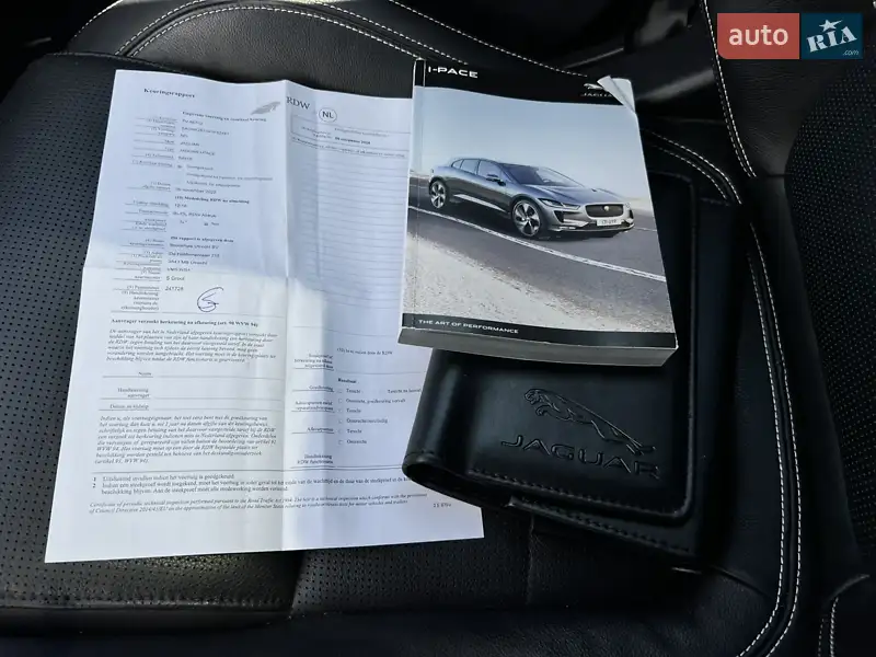 Позашляховик / Кросовер Jaguar I-Pace 2019 в Луцьку документ