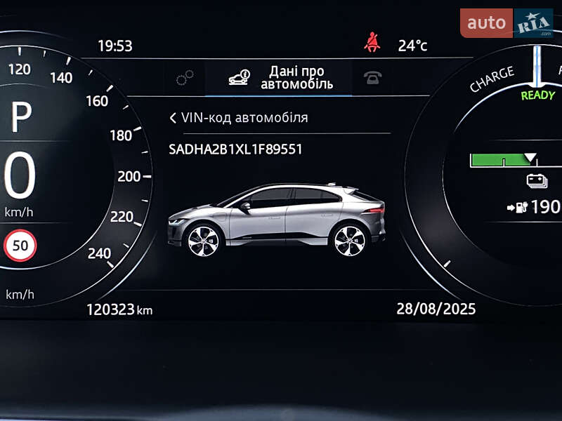 Внедорожник / Кроссовер Jaguar I-Pace 2019 в Львове