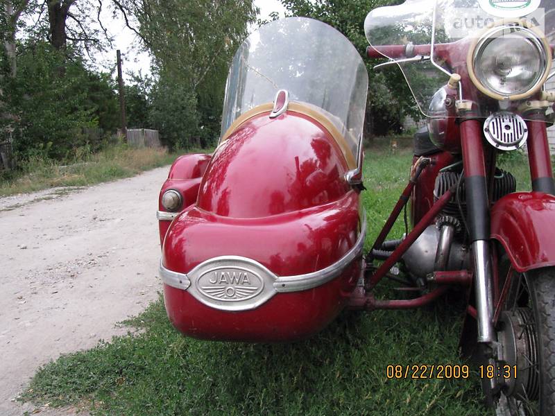 Мотоцикл с коляской Jawa 350 1969 в Новомосковске