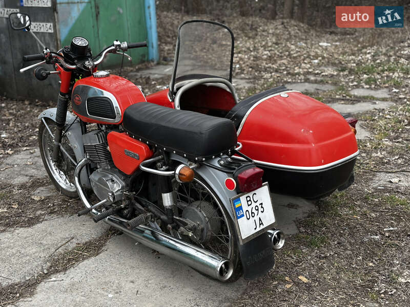 Мотоцикл з коляскою Jawa 350 1979 в Стрию