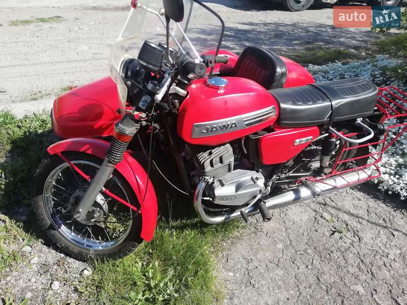 Мотоцикл с коляской Jawa 350 1985 в 