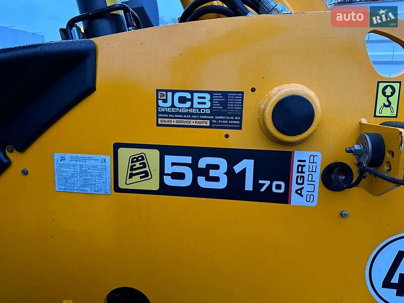 Телескопічні навантажувачі JCB 531-70 2009 в Луцьку