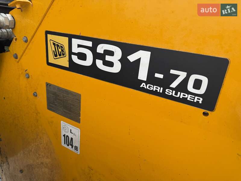 Телескопический погрузчик JCB 531-70 2010 в Луцке