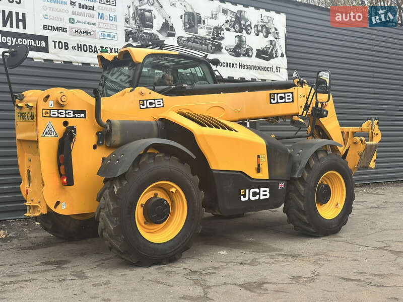 Телескопический погрузчик JCB 533-105 2017 в Житомире