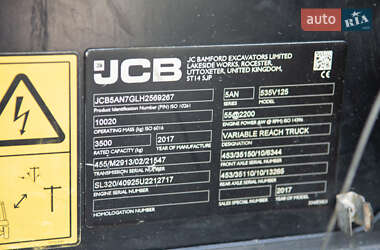 Телескопический погрузчик JCB 535-125 2017 в 