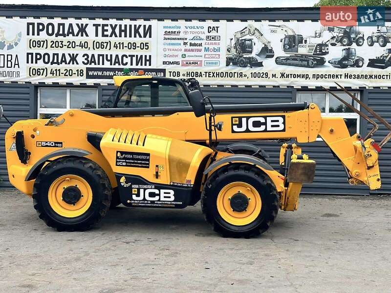 Телескопічні навантажувачі JCB 540-140 2020 в Житомирі фото 8 Телескопічні навантажувачі JCB 540-140 2020 в Житомирі