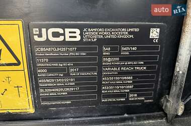 Телескопічні навантажувачі JCB 540-140 2017 в 