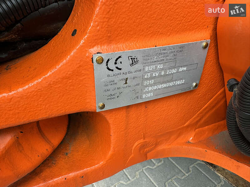 Миниэкскаватор JCB 8085 2012 в Львове
