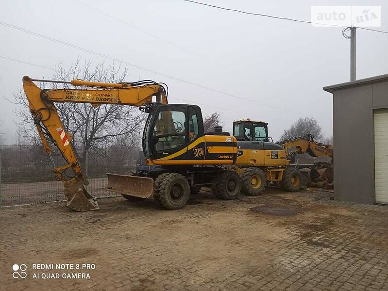 Колесный экскаватор JCB JS 145 2002 в Хусте фото 4 Колесный экскаватор JCB JS 145 2002 в Хусте