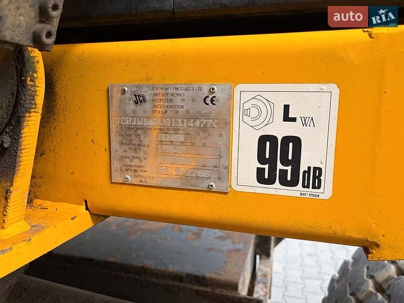 Колісний екскаватор JCB JS 145 2008 в Львові