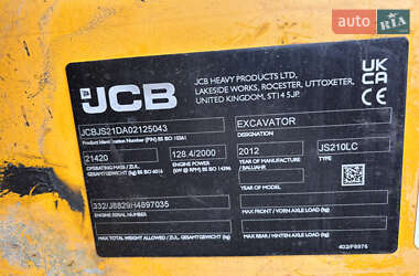 Гусеничный экскаватор JCB JS 210 2012 в 