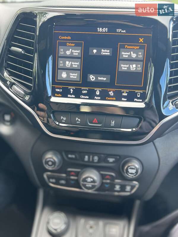 Позашляховик / Кросовер Jeep Cherokee 2019 в Кременчуці