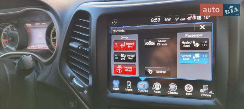 Внедорожник / Кроссовер Jeep Cherokee 2014 в Прилуках