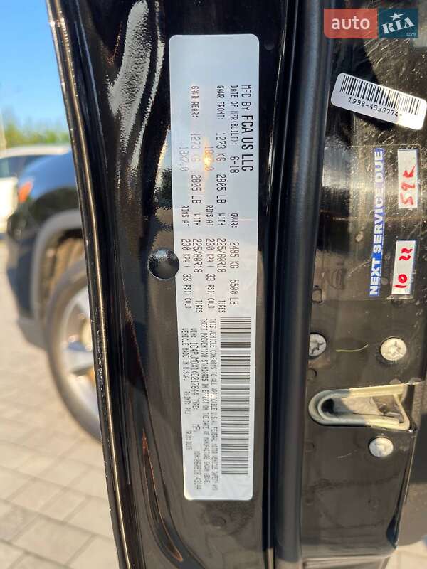 Позашляховик / Кросовер Jeep Cherokee 2018 в Львові