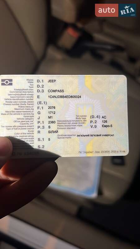 Позашляховик / Кросовер Jeep Compass 2014 в Полтаві