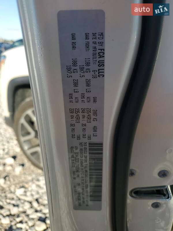 Внедорожник / Кроссовер Jeep Compass 2018 в Житомире фото 12 Внедорожник / Кроссовер Jeep Compass 2018 в Житомире