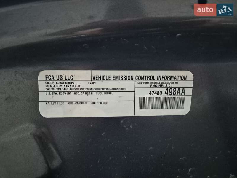 Внедорожник / Кроссовер Jeep Grand Cherokee 2016 в Полтаве
