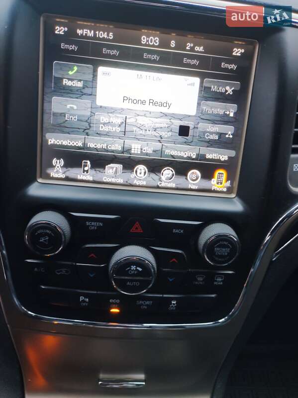 Внедорожник / Кроссовер Jeep Grand Cherokee 2016 в Черкассах