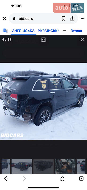 Позашляховик / Кросовер Jeep Grand Cherokee 2018 в Броварах