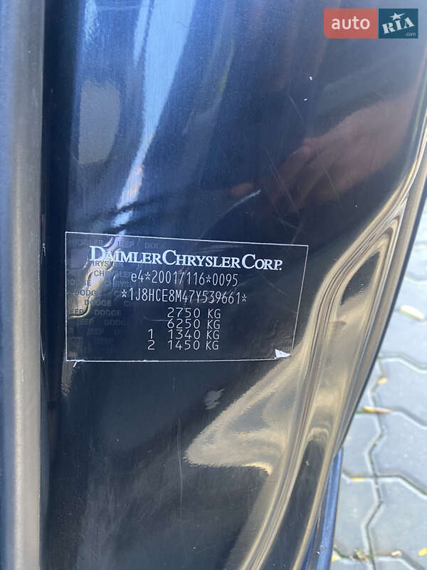 Позашляховик / Кросовер Jeep Grand Cherokee 2007 в Одесі