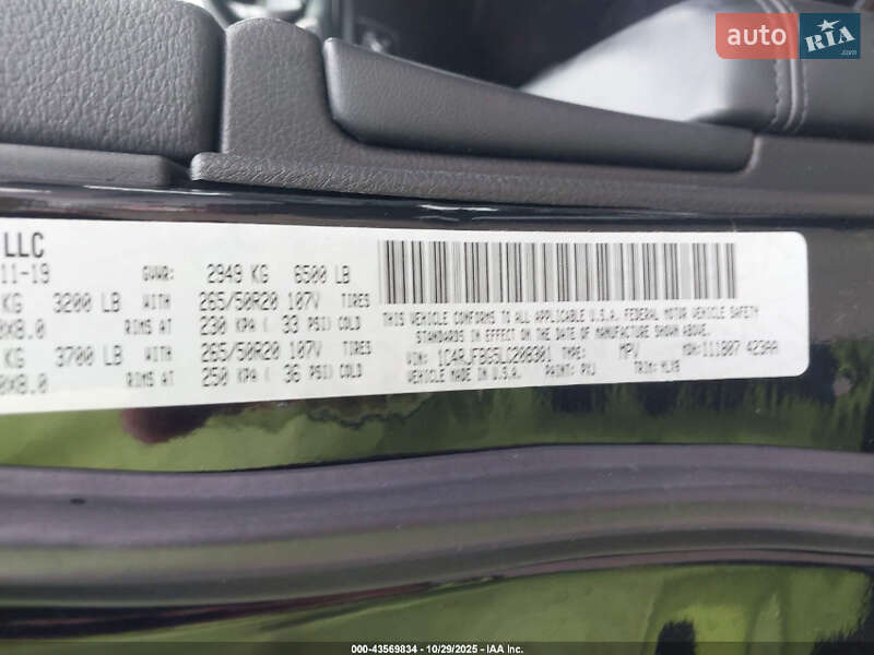 Позашляховик / Кросовер Jeep Grand Cherokee 2019 в Одесі фото 8 Позашляховик / Кросовер Jeep Grand Cherokee 2019 в Одесі