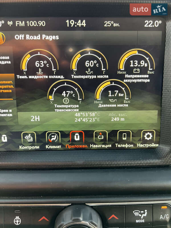 Позашляховик / Кросовер Jeep Wrangler 2022 в Івано-Франківську