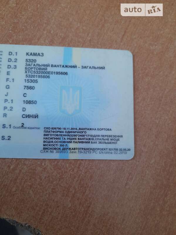 Зерновоз КамАЗ 5320 1984 в Новоукраинке
