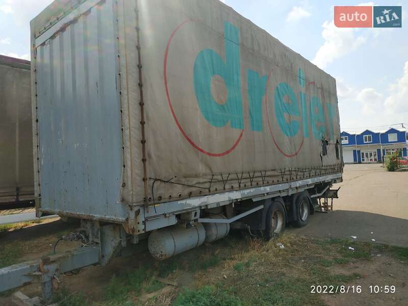 Бортовий напівпричіп Kassbohrer 418-17 1998 в Одесі