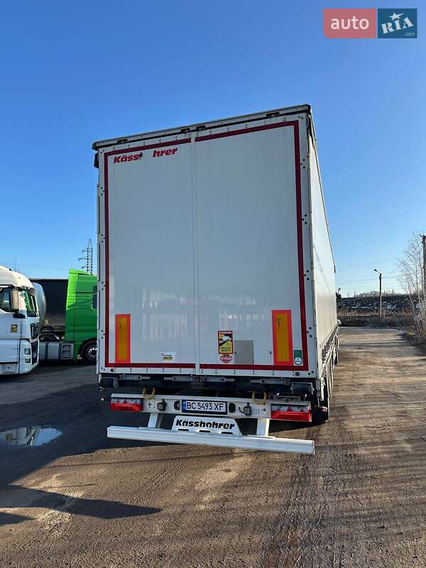 Тентований борт (штора) - напівпричіп Kassbohrer Maxima 2022 в Львові