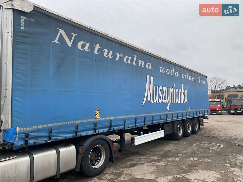 Тентований борт (штора) - напівпричіп Kassbohrer Maxima 2015 в Бучі