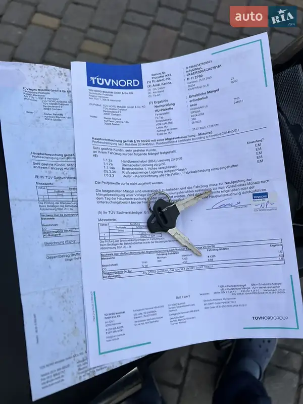 Мотоцикл Без обтекателей (Naked bike) Kawasaki ER-5 2004 в Буске документ