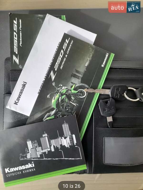 Мотоцикл Без обтекателей (Naked bike) Kawasaki Z 250SL 2015 в Киеве
