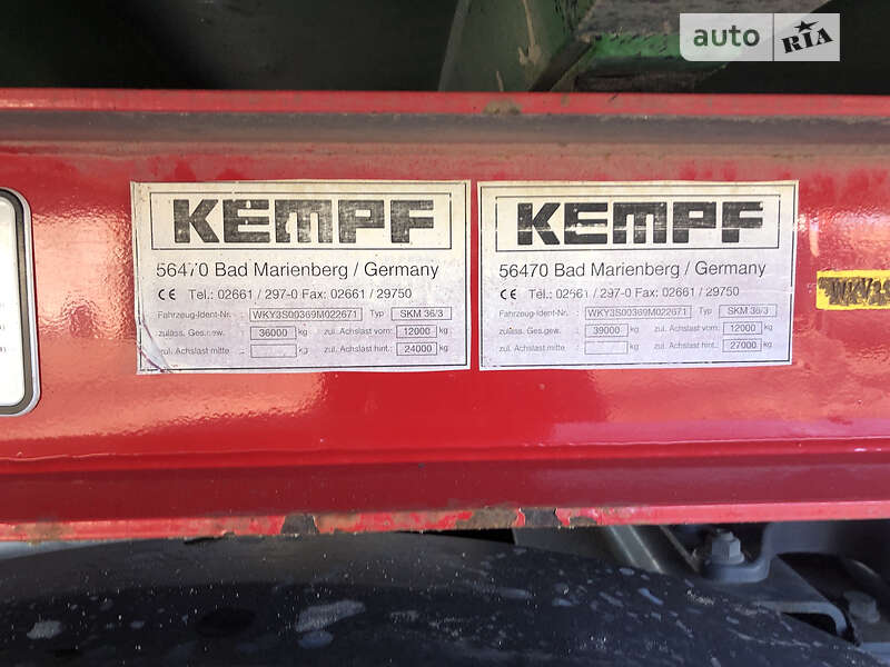 Самоскид напівпричіп Kempf SK 2009 в Івано-Франківську