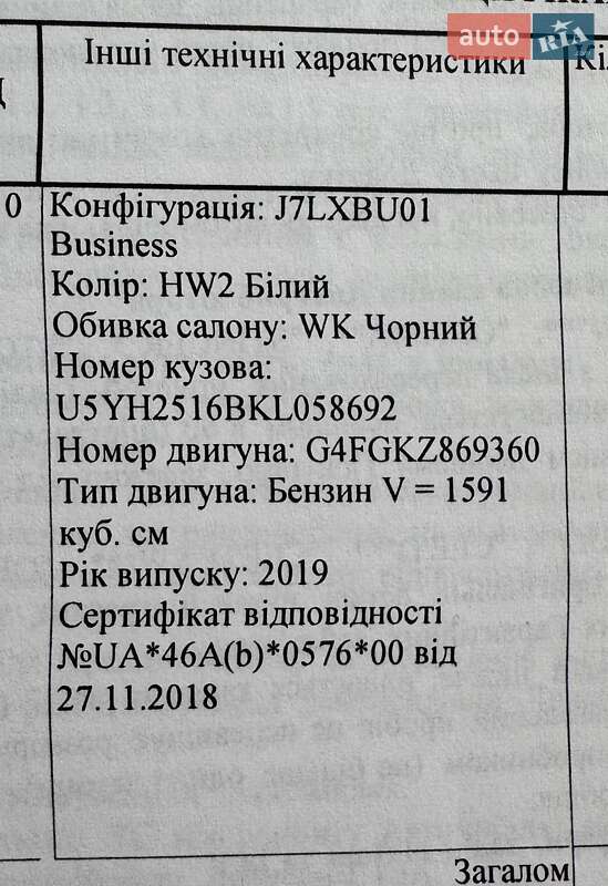 Хэтчбек Kia Ceed 2019 в Вишневом