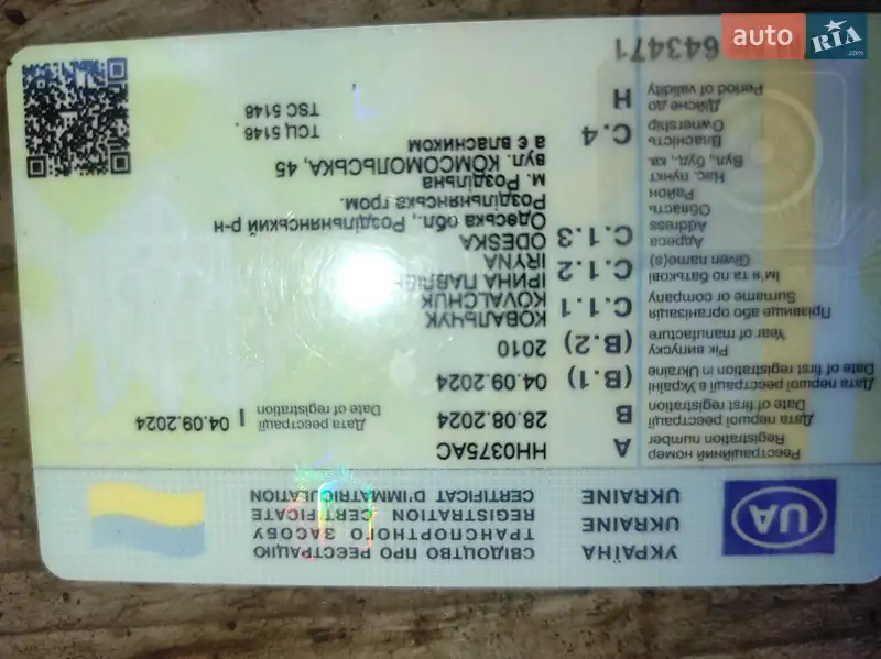 Универсал Kia Ceed 2010 в Раздельной документ