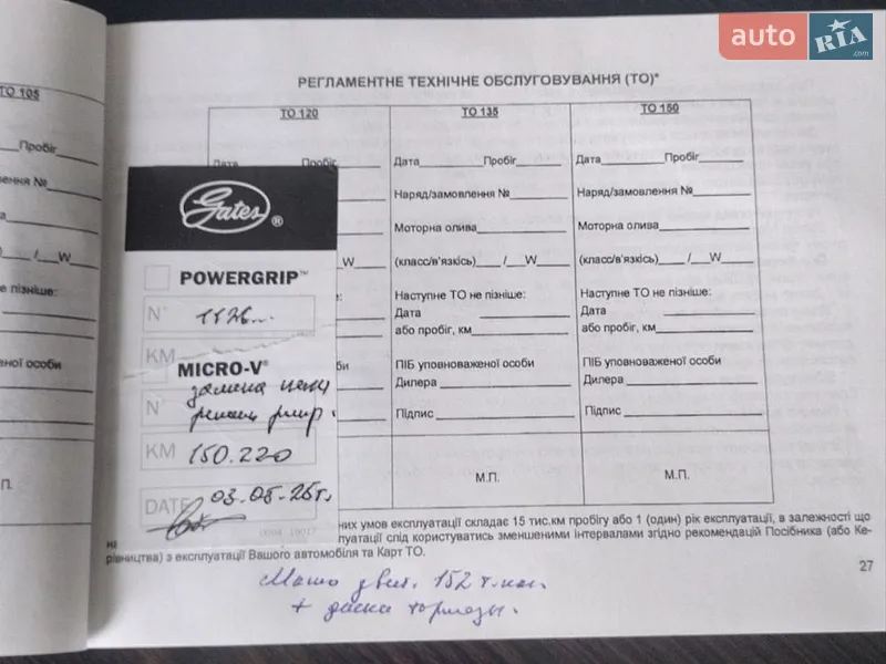Хетчбек Kia Ceed 2016 в Запоріжжі документ