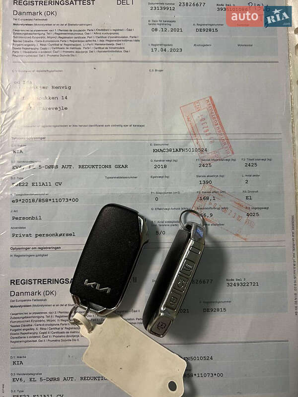 Внедорожник / Кроссовер Kia EV6 2021 в Ровно