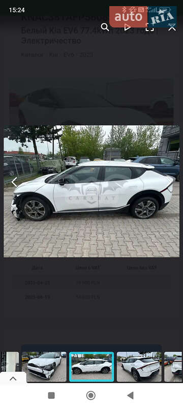 Внедорожник / Кроссовер Kia EV6 2023 в Умани