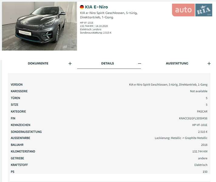 Внедорожник / Кроссовер Kia Niro 2020 в Радомышле