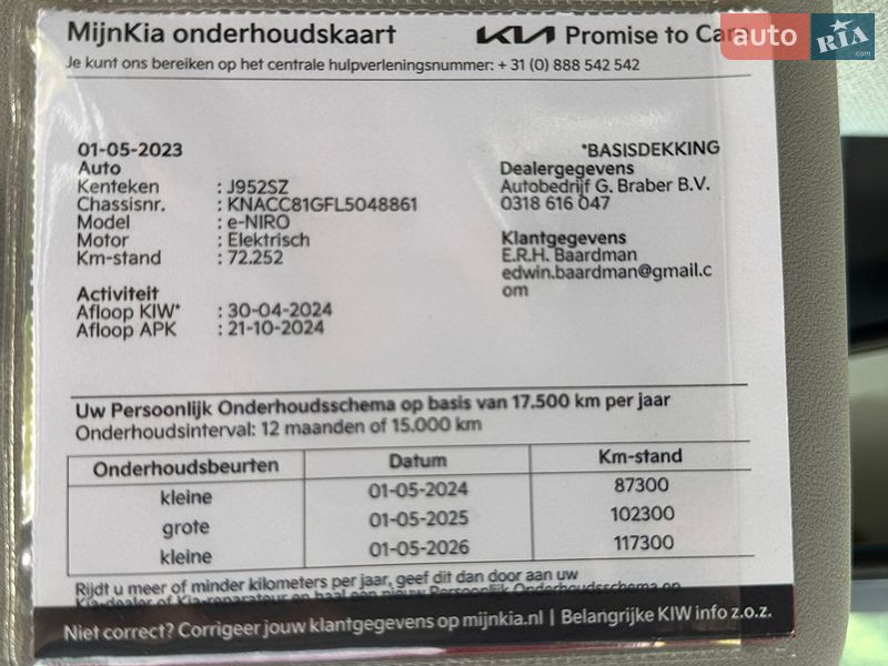 Внедорожник / Кроссовер Kia Niro 2020 в Ровно