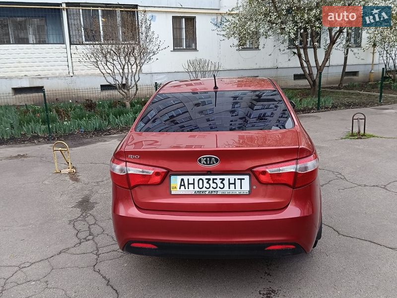 Седан Kia Rio 2012 в Одесі фото 4 Седан Kia Rio 2012 в Одесі