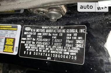 Внедорожник / Кроссовер Kia Sorento 2010 в 