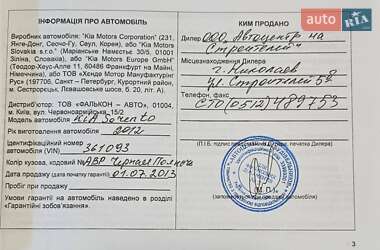 Внедорожник / Кроссовер Kia Sorento 2012 в 