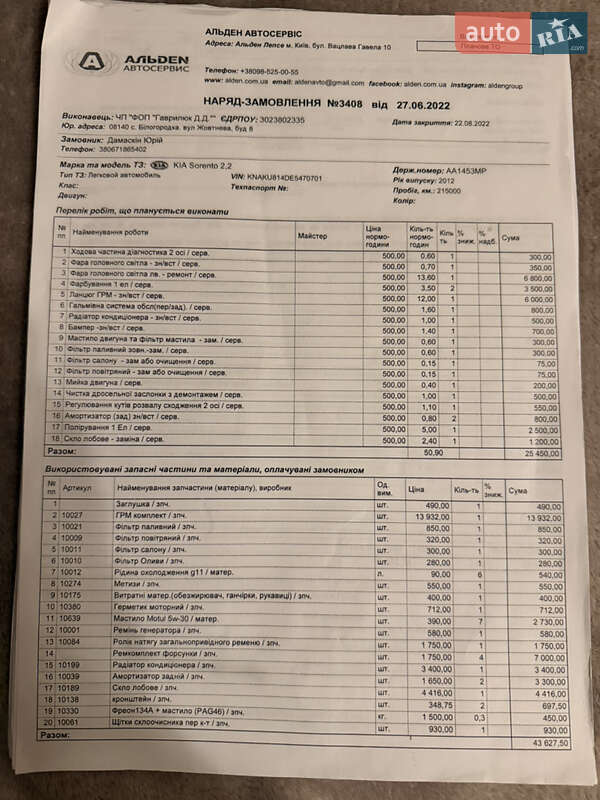 Позашляховик / Кросовер Kia Sorento 2013 в Києві фото 13 Позашляховик / Кросовер Kia Sorento 2013 в Києві