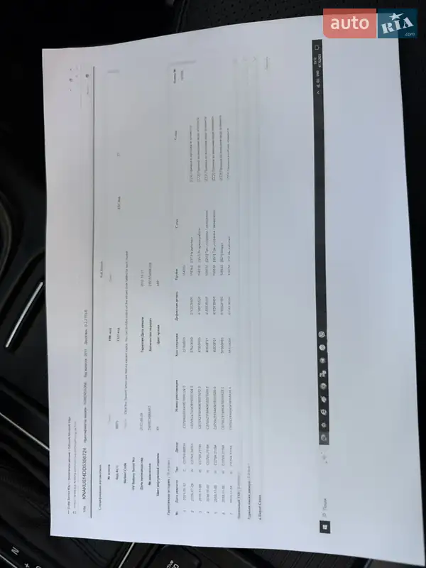 Внедорожник / Кроссовер Kia Sorento 2012 в Ивано-Франковске документ